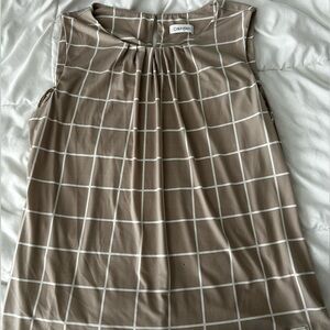 XL sleeveless office top